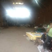 Large Factory Shed Interior with Open Storage Space