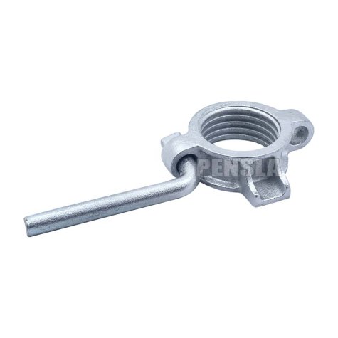 60 MM Prop Nut L Type Handle Cast Iron For Formwork Applications