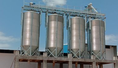 Galvanized Hopper Bottom Silos