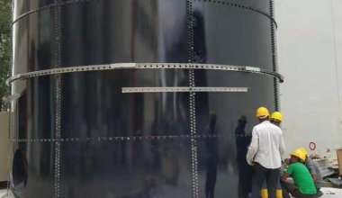 Glass Fused Steel Effluent Treatment Tank