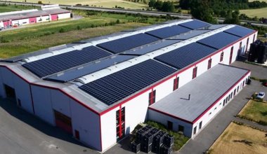 Industrial Rooftop Solar Panel Installation