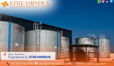 Zincalume Steel Bolted Water Storage Tank