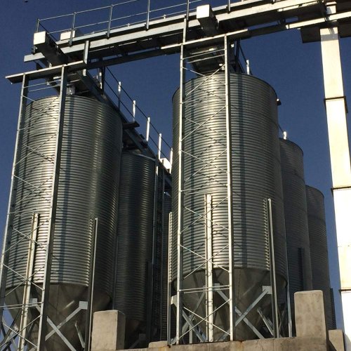 Galvanised Steel Hopper Bottom Silo Manufacturers, Wholesale Suppliers in Noida, Uttar Pradesh, India