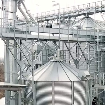 Zincalume Steel Flat Bottom Silo Manufacturers, Wholesale Suppliers in Noida, Uttar Pradesh, India
