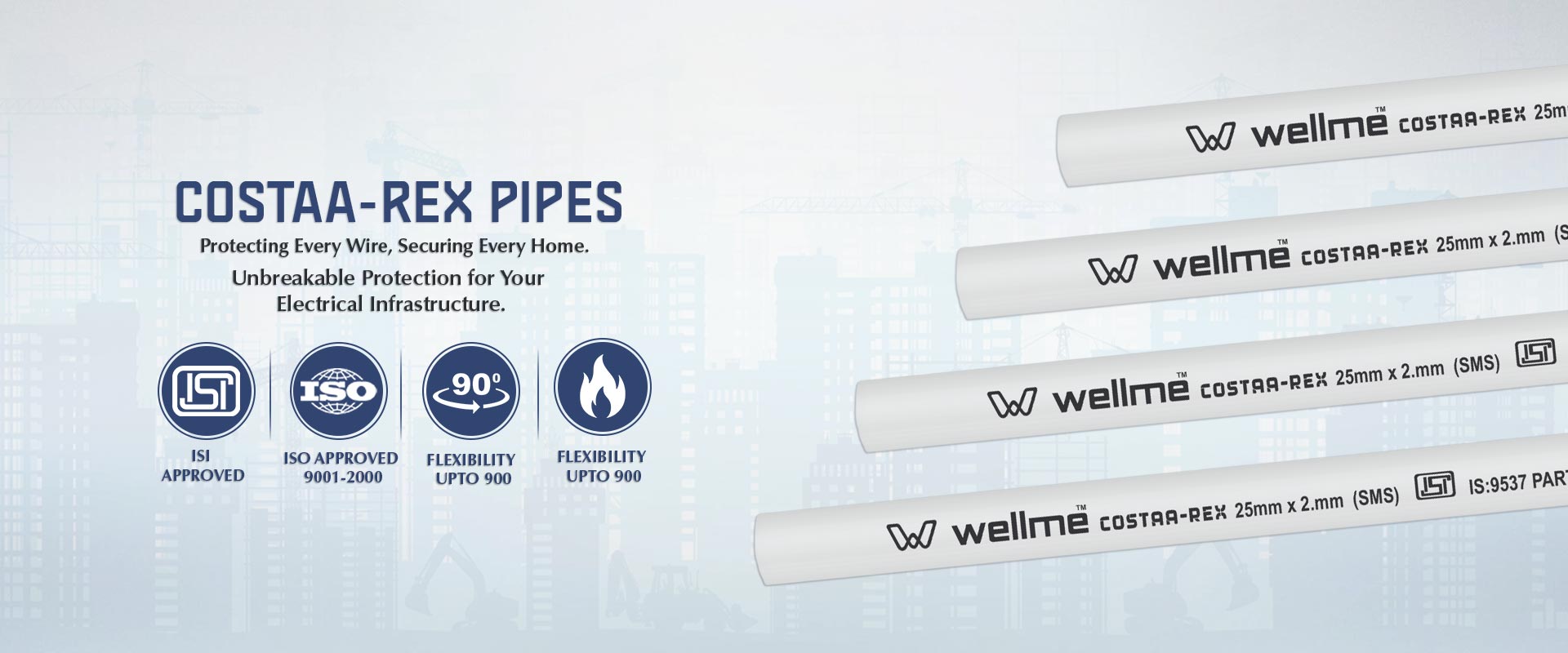 Costaa Rex Pipes Manufacturers in Delhi