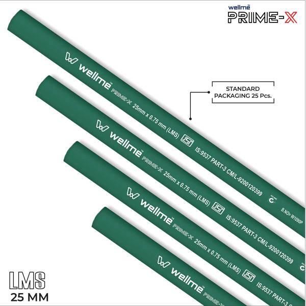 Green PVC Wire Pipe Heavy Grade Wellme Commercial Use Manufacturers, Suppliers in Chennai