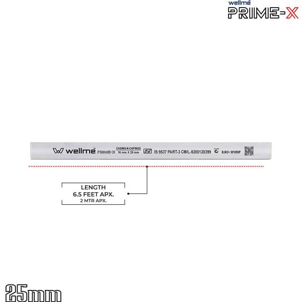 Wellme 25mm White PVC Pipe SMS Type Round 6.5 Feet for Commercial Applications Manufacturers, Suppliers in Delhi