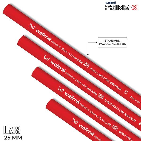 Wellme PVC Color Pipe Red Light Grade Round Shape Manufacturers, Suppliers in Delhi